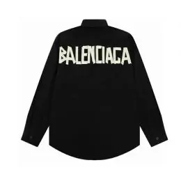 balenciaga chemises manches longues pour unisexe s_124404b